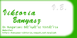 viktoria banyasz business card